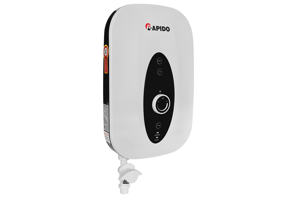 Máy nước nóng trực tiếp Rapido 4500W SONNE - SP4.5 Màu Trắng