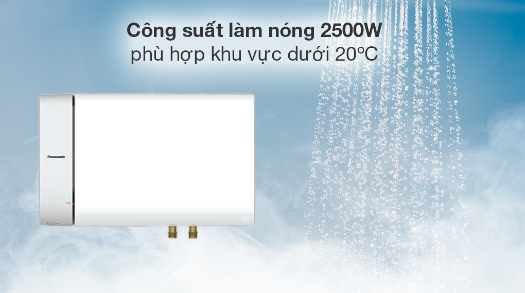 Bình nóng lạnh gián tiếp Panasonic 20 lít DH-20HBMVW - Đặc điểm làm nóng