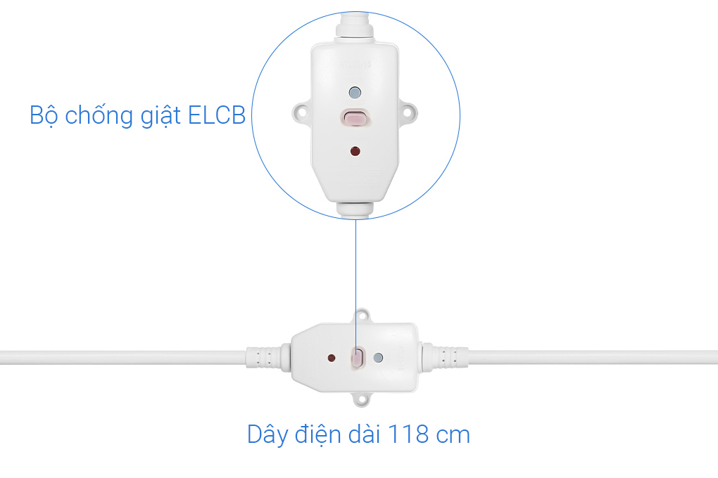 Máy nước nóng gián tiếp Atlantic 30 lít ESA SLIM 833057 SWH 30H M-14 - 6