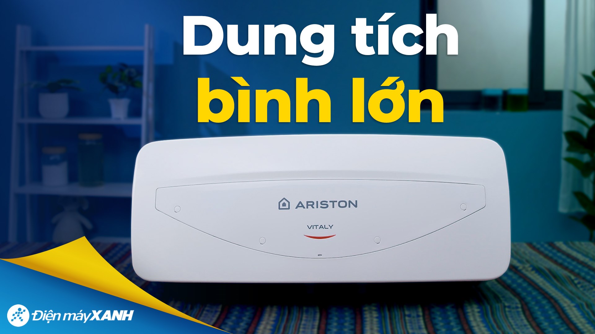 Máy nước nóng gián tiếp Ariston 20 lít 2500W VITALY 20 SLIM 2.5 FE 2024