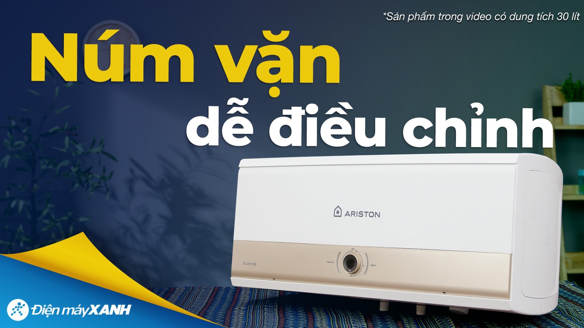 Máy nước nóng gián tiếp Ariston 20 lít 2500W SLIM3 20 RS MT