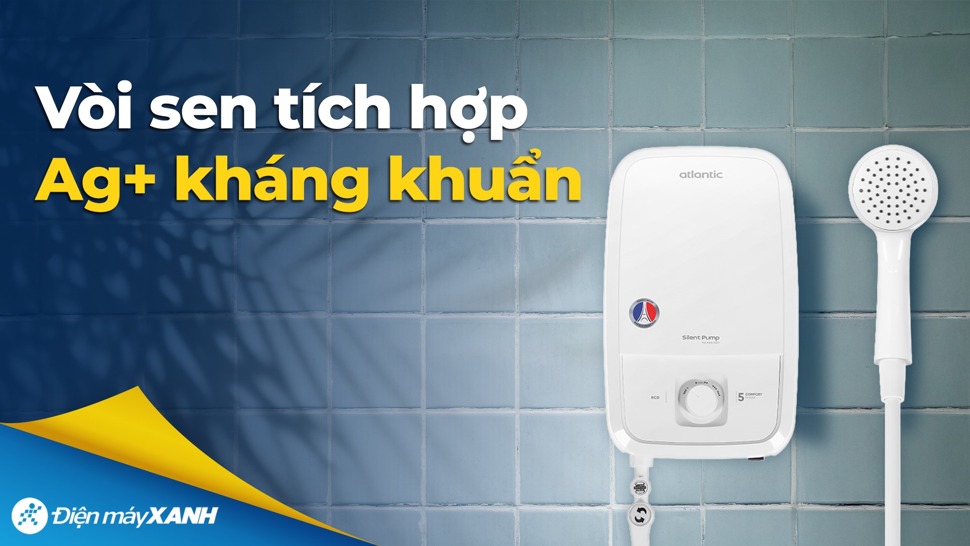 Máy nước nóng trực tiếp Atlantic 5000W Tempo Lite 5000 PU - 811025