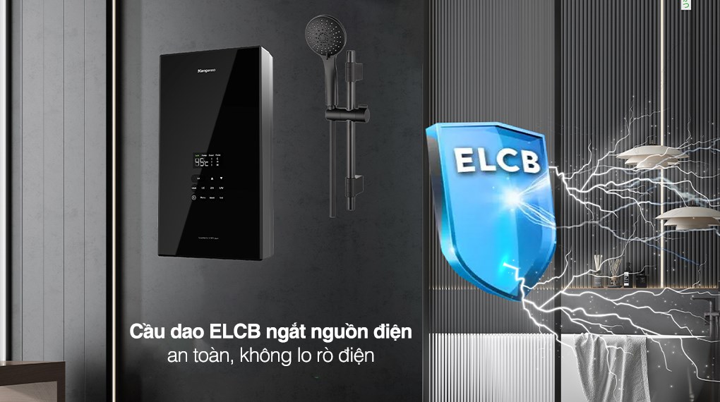 Máy nước nóng trực tiếp Kangaroo 4500W KGWD45P1