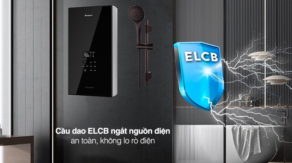 Máy nước nóng trực tiếp Kangaroo 4500W KGWD45N1