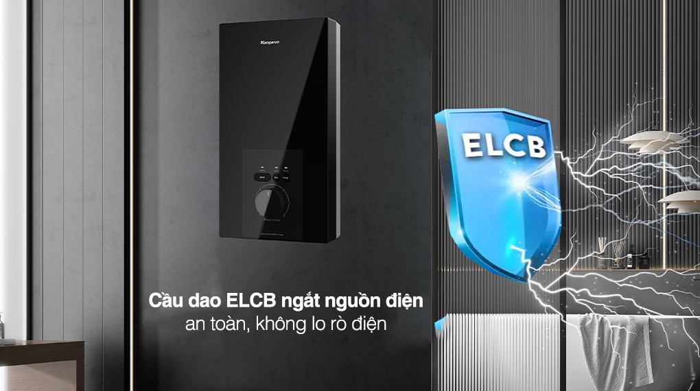 Máy nước nóng trực tiếp Kangaroo 4500W KGWD45P2