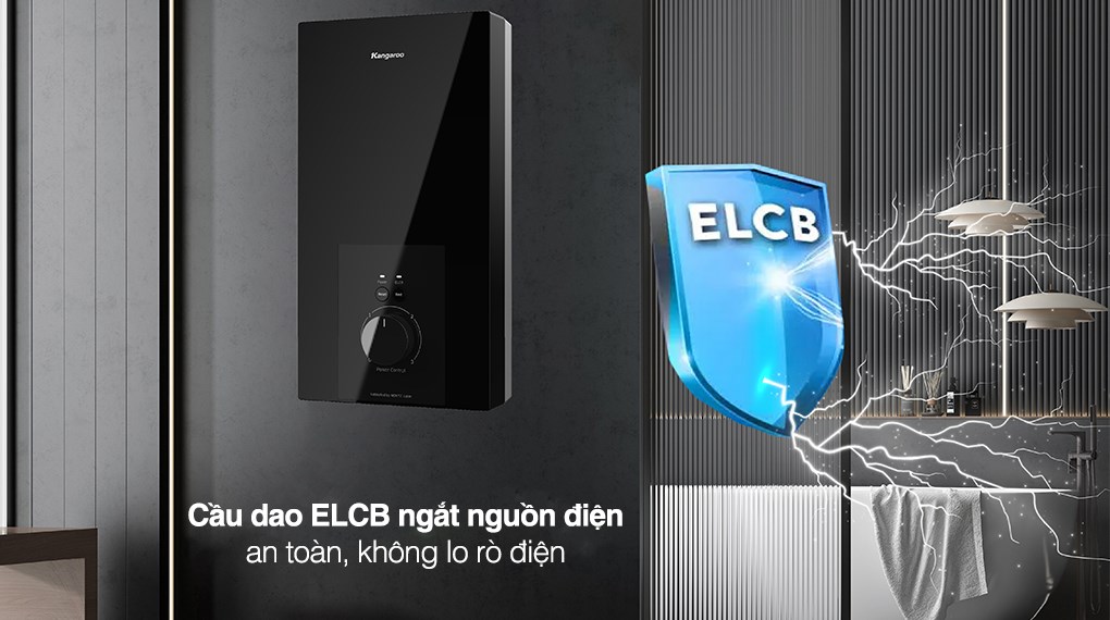 Máy nước nóng trực tiếp Kangaroo 4500W KGWD45N2