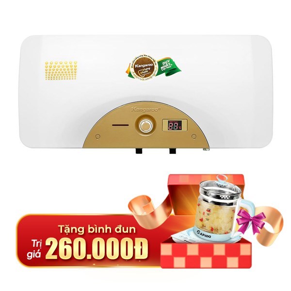 Bình nóng lạnh gián tiếp Kangaroo 30 lít KG68A3