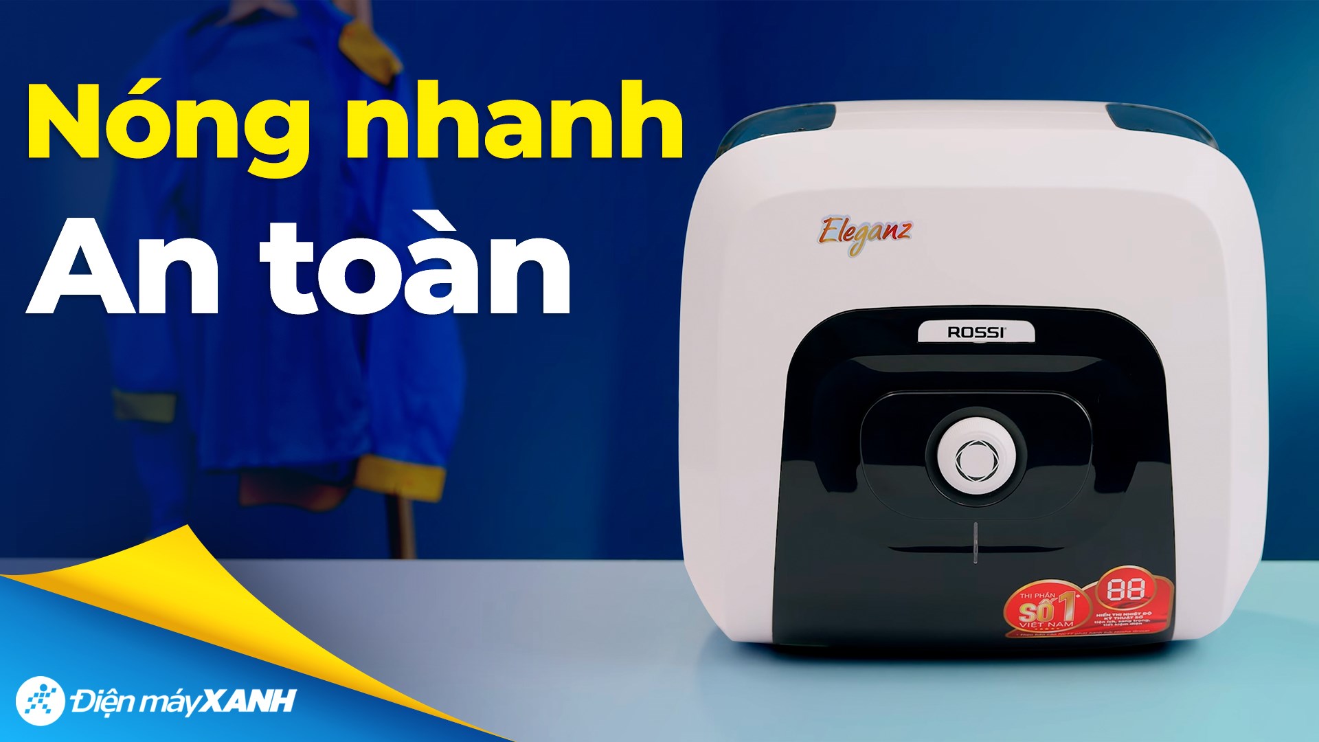 Máy nước nóng gián tiếp Rossi Eleganz 20 lít 2500W REZ20SQ
