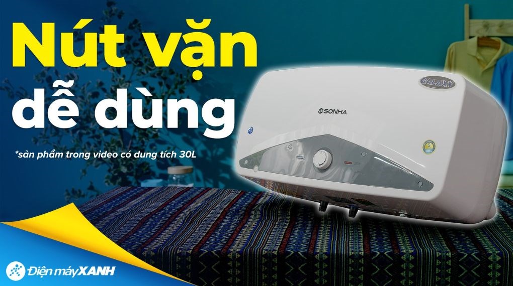 Máy nước nóng gián tiếp Sơn Hà Galaxy 30 lít 2500W S30NG