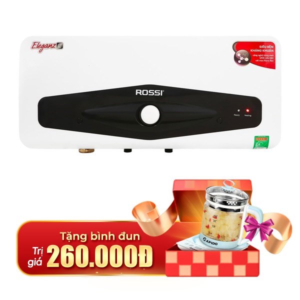 Bình nóng lạnh gián tiếp Rossi Eleganz-C 20 lít REC20SL