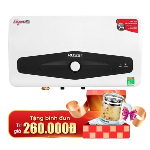 Bình nóng lạnh gián tiếp Rossi Eleganz-C 30 lít REC30SL