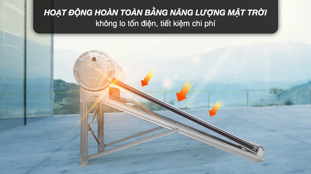 Máy nước nóng năng lượng mặt trời Tân Á 140 lít Go 58-14