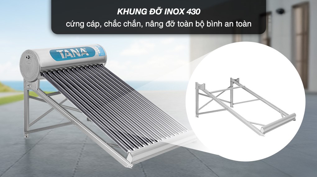 Máy nước nóng năng lượng mặt trời Tân Á 140 lít Go 58-14