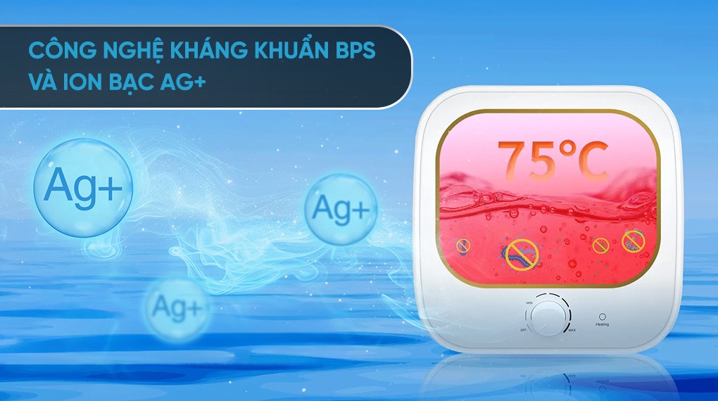 Máy nước nóng gián tiếp Aqua 15 lít 2500W AES15V-SQM1(VN)