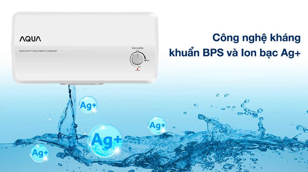 Máy nước nóng gián tiếp Aqua 30 lít 2500W AES30H-SUPER