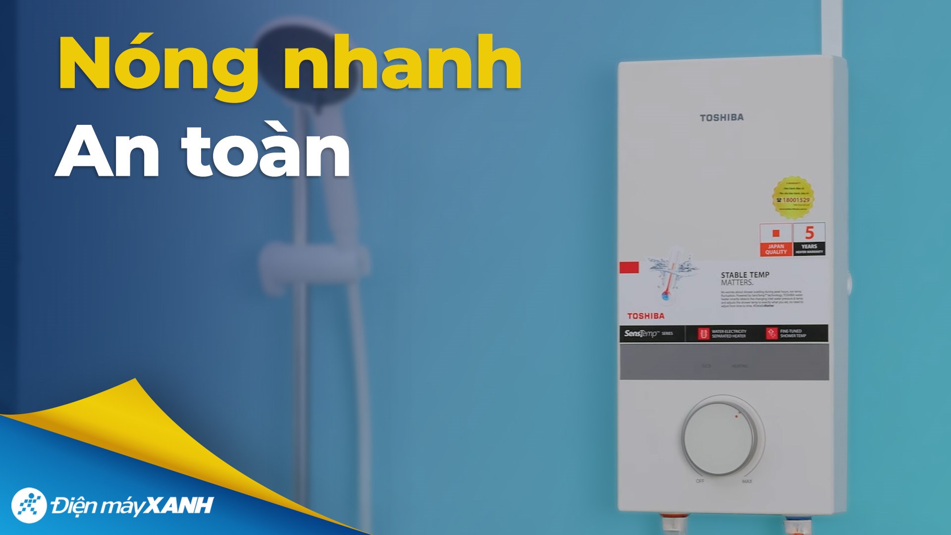 Máy nước nóng trực tiếp Toshiba 4500W TWH-45MCNVN(W)-WB