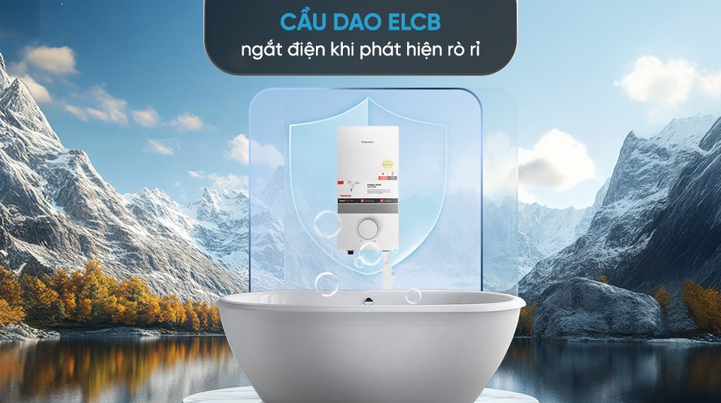 Máy nước nóng trực tiếp Toshiba 4500W TWH-45MCNVN(W)-WB