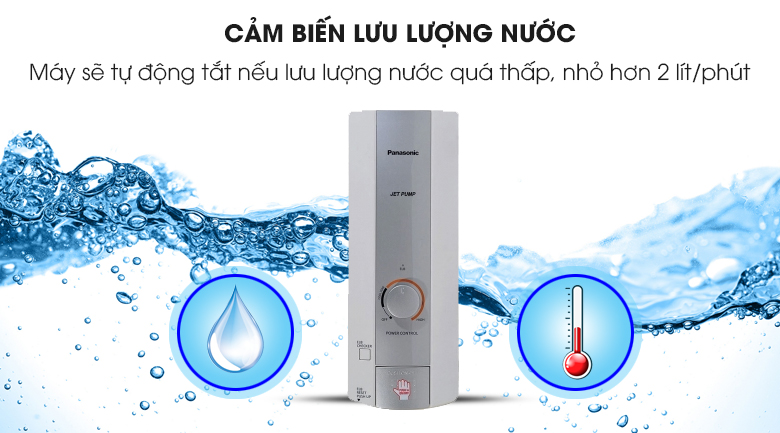Cảm biến lưu lượng nước - Máy nước nóng Panasonic DH-4HP1W 4500W