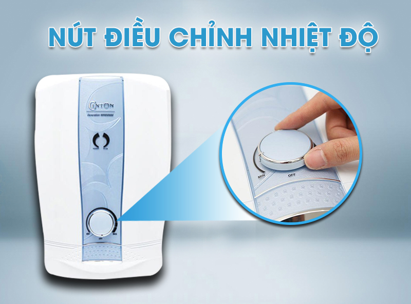 Núm xoay điều khiển nhiệt độ đơn giản, vừa tay