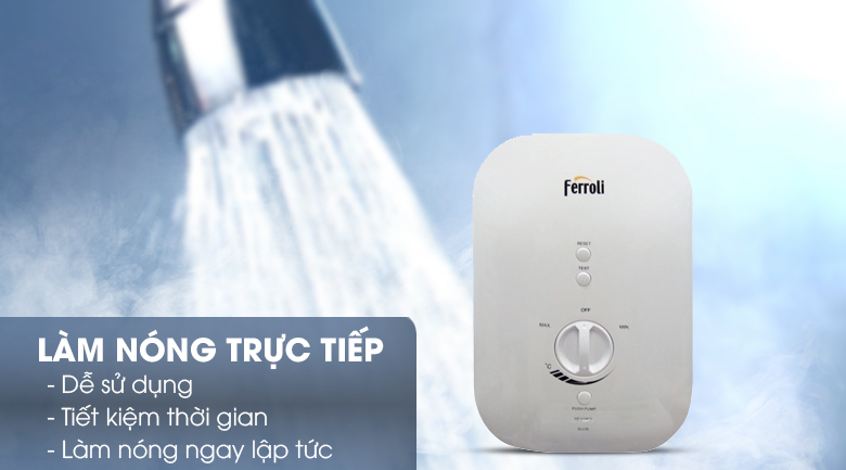 Máy nước nóng Ferroli DIVO SSP 4.5 kW