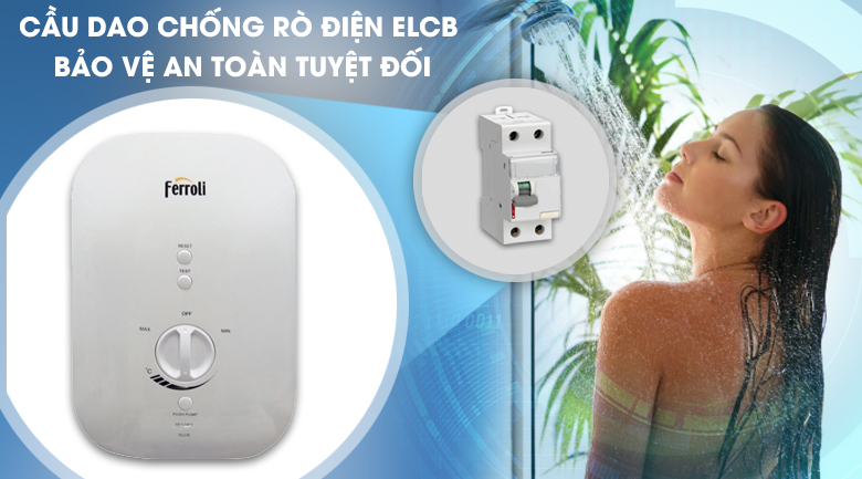 Máy nước nóng Ferroli DIVO SSP 4.5 kW