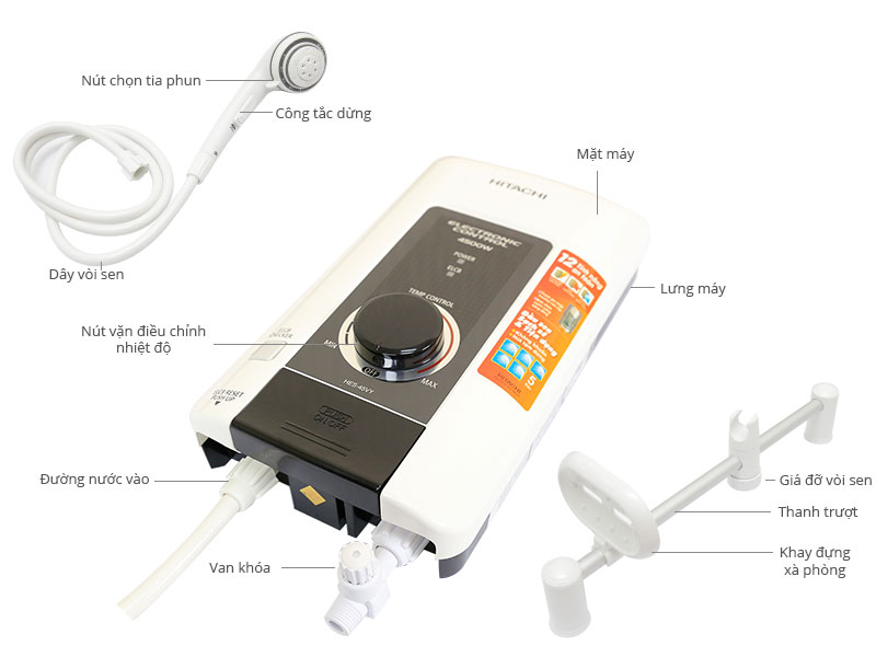 Máy nước nóng Hitachi HES-45VY 4500W