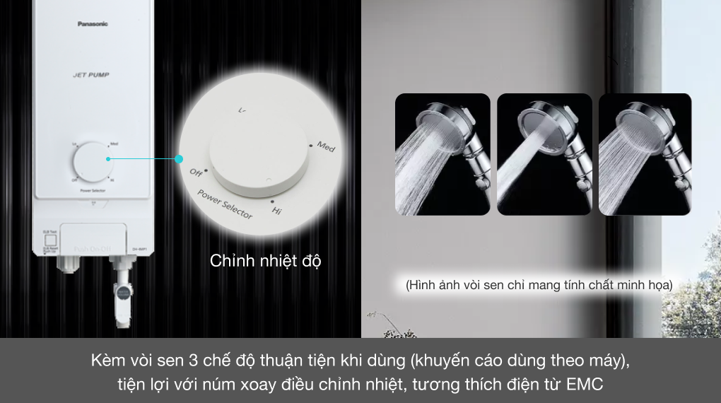 Máy nước nóng trực tiếp Panasonic 4500W DH-4MP1VW