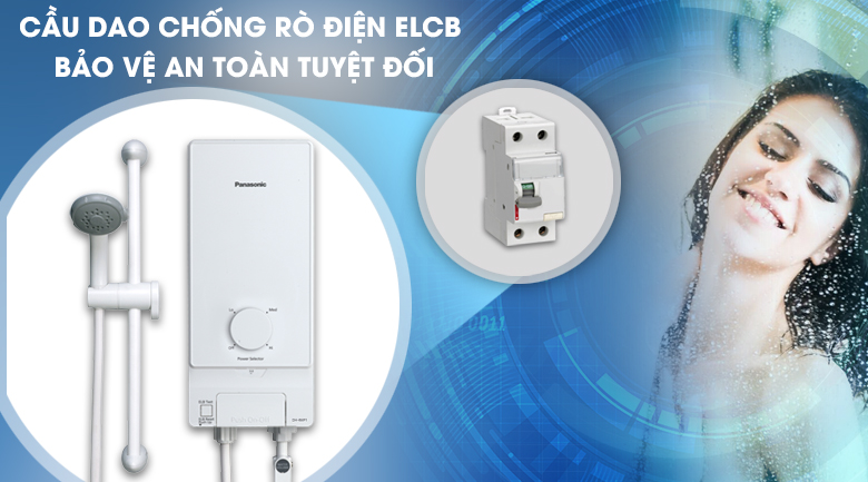 ELCB - Máy nước nóng Panasonic DH-4MS1VW 4.5kW