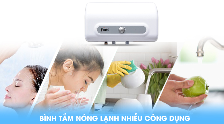 Bình nước nóng ngang Ferroli QQ EVO ME 15 lít