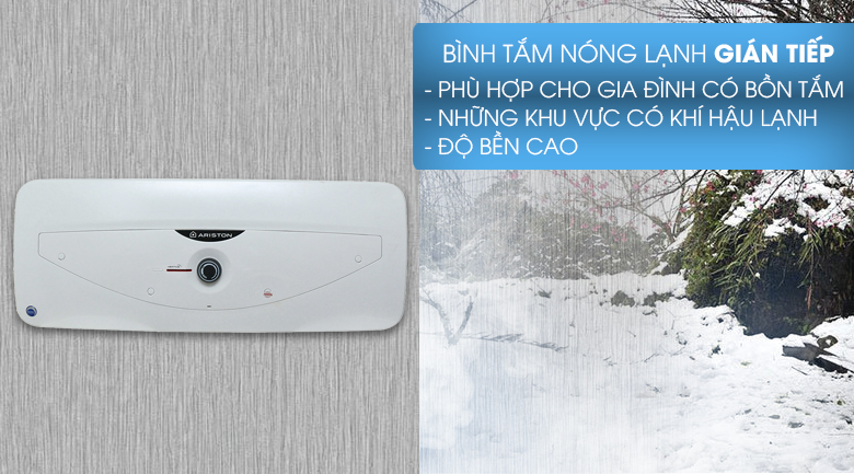 Bình tắm nóng lạnh gián tiếp - Bình tắm nóng lạnh Ariston SL 20B 20 lít