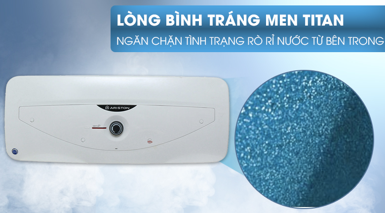 Lòng bình tráng men Titan - Bình tắm nóng lạnh Ariston SL 20B 20 lít