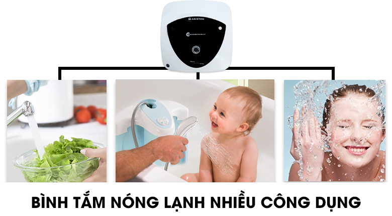 Nhiều công dụng - Bình nóng lạnh Ariston AN 15 LUX FE 15 lít