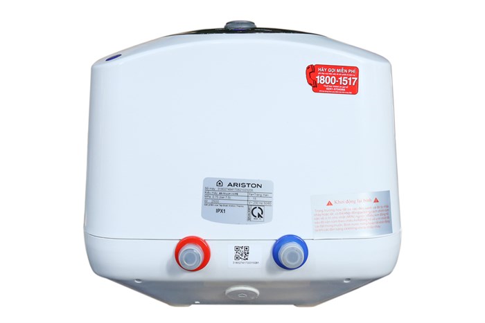 Máy nước nóng gián tiếp Ariston 15 lít 2500W AN 15 LUX FE Màu Trắng - Đen