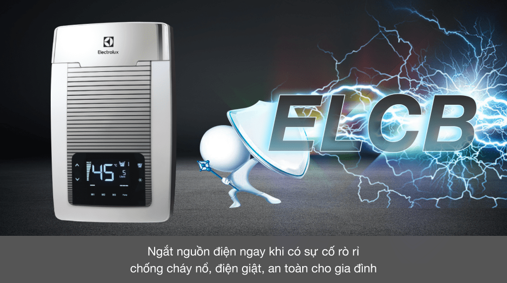 Máy nước nóng trực tiếp Electrolux 4500W EWE451TX-DCT2