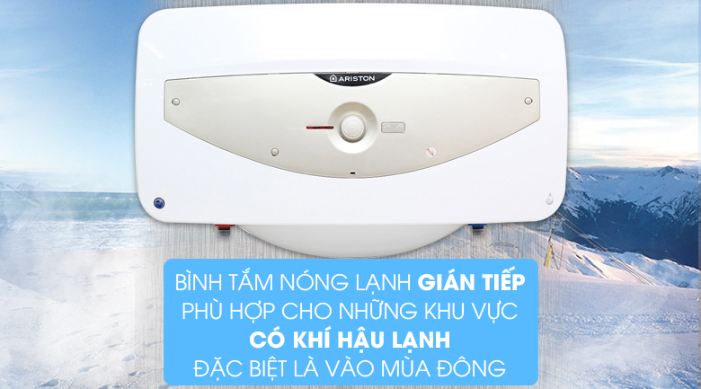 Cơ chế làm nóng gián tiếp - Bình tắm nóng lạnh Ariston SL 30 QH FE - MT 30 lít 