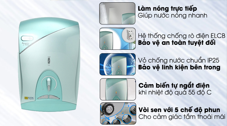 Máy nước nóng Centon KS500E SOLID 4.5 kW