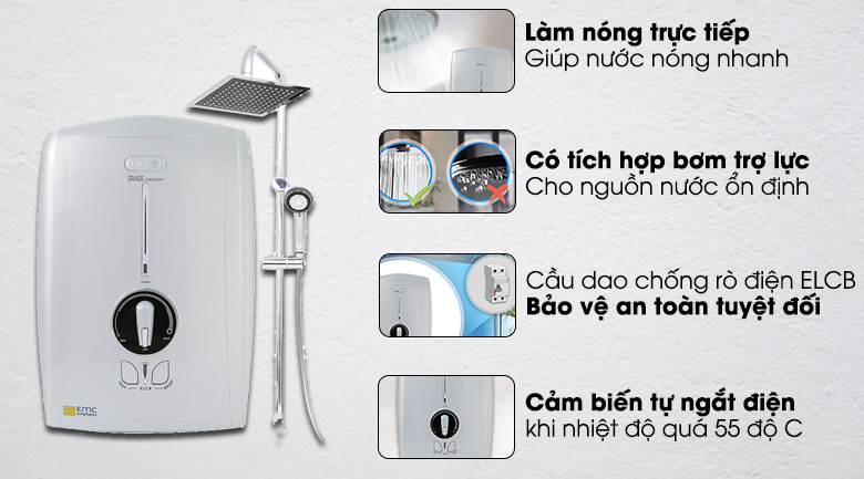 Máy nước nóng Centon GD600ESP RS