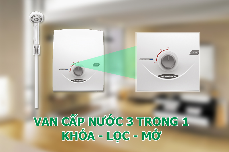 Van nước tích hợp
