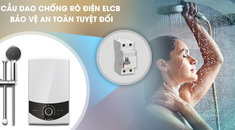 Cầu giao ELCB - Máy nước nóng Ariston SMC45E-VN 4500W