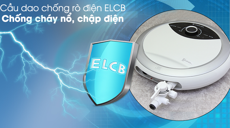 Cầu dao ELCB - Máy nước nóng Ariston RMC45E-VN 4500W