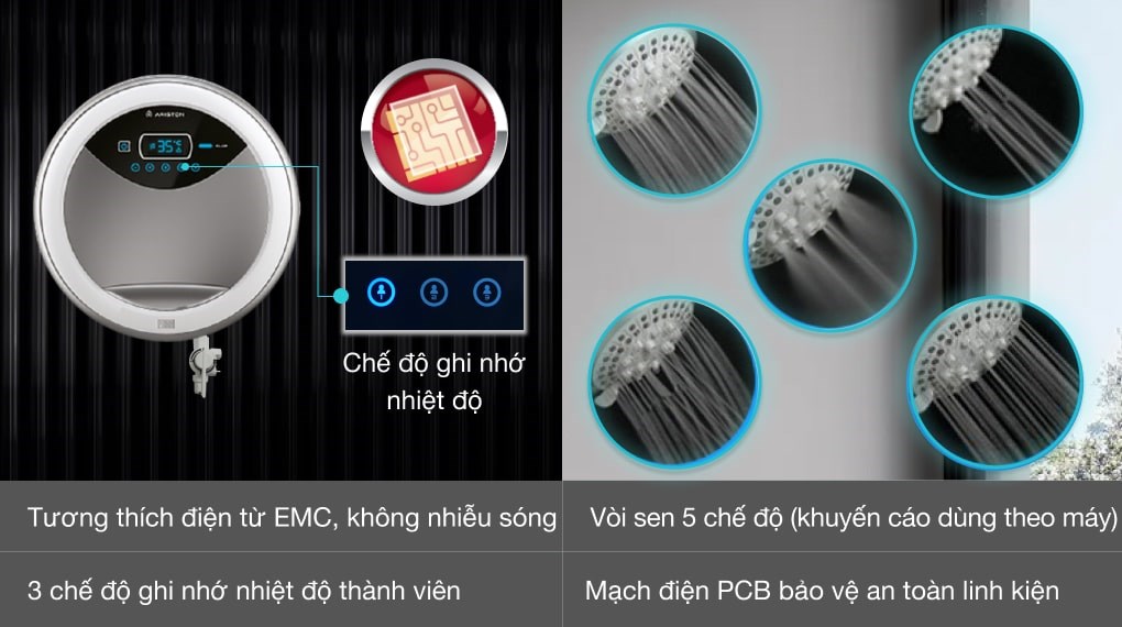 Máy nước nóng trực tiếp Ariston 4500W RT45E-VN