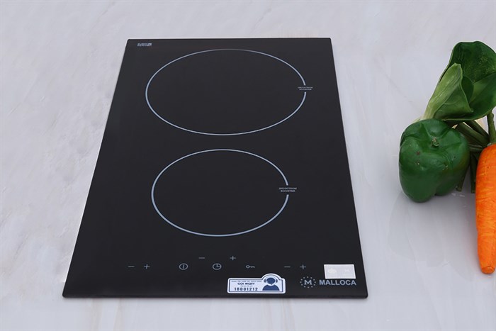 Bếp từ đôi lắp âm Malloca MDH-02I Màu Đen