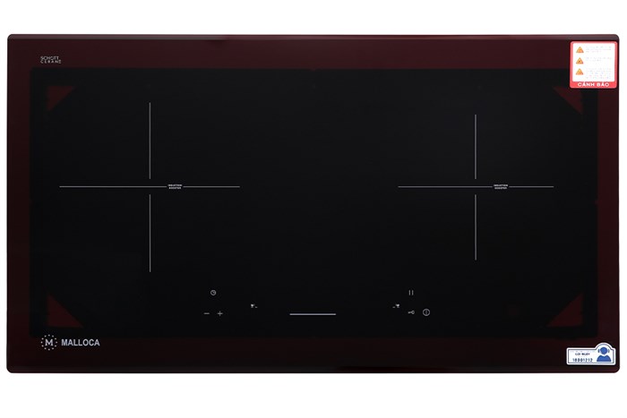 Bếp từ đôi lắp âm Malloca MI 732 SL Màu Đen