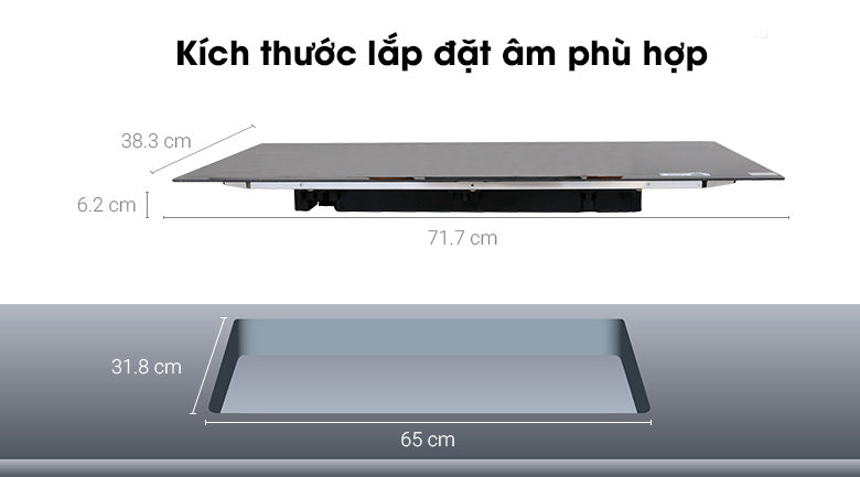 Bếp từ đôi lắp âm Malloca MH-02ID