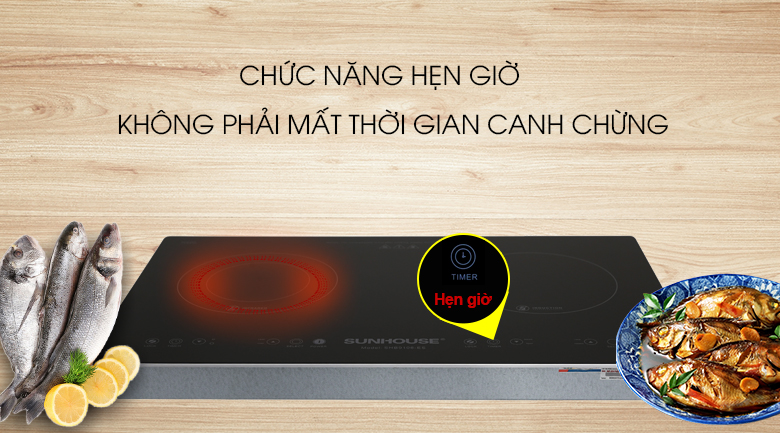 Bếp từ hồng ngoại Sunhouse SHB9106-ES