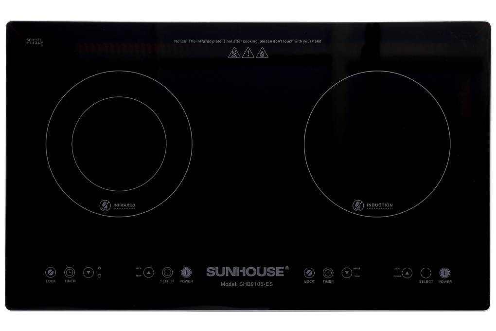 Bếp từ hồng ngoại Sunhouse SHB9106-ES - 4
