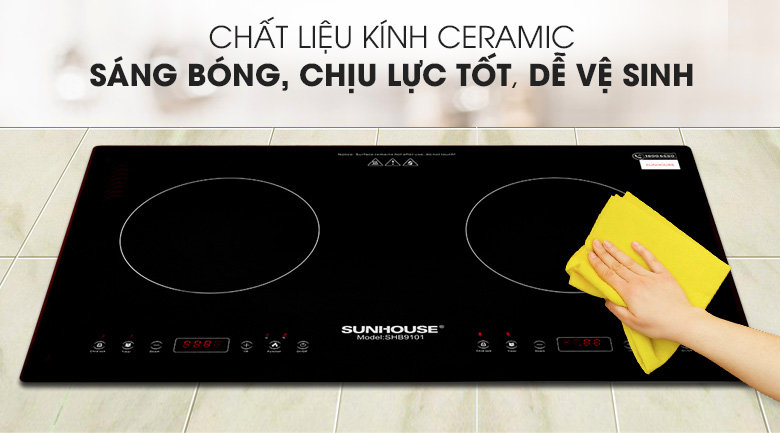 Bếp từ đôi lắp âm Sunhouse SHB9101 - 5