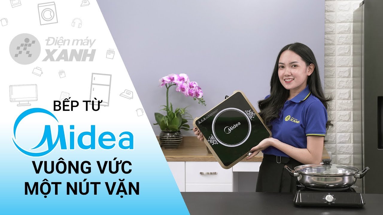 Bếp từ Midea MI-K1917EF Đen