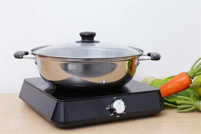 Bếp từ Midea MI-K1917EF Đen Màu Đen