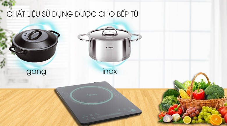 Bếp từ Midea MI-T2117DB